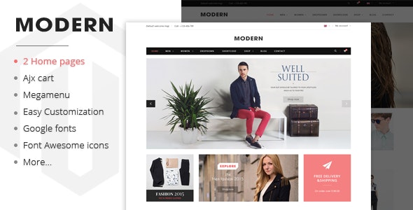 Modern - Responsive Shopify Fashion Theme