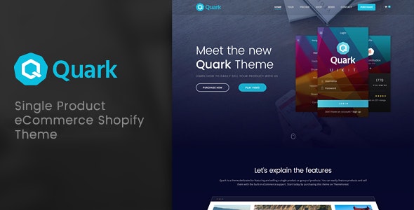 Quark - Single Product Shopify Theme