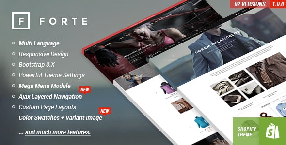 FORTE - Responsive Shopify Template