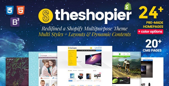 SHOPIER | Creative Multi-Purpose Shopify Theme - Fashion,Supermarket,Electronics,Minimal