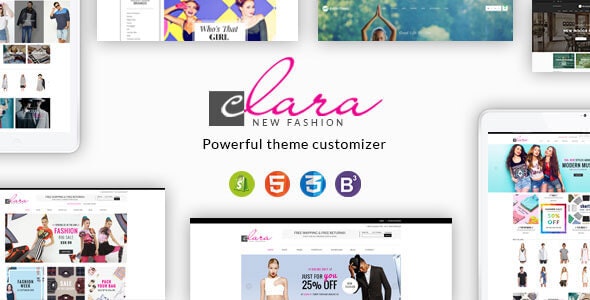 Clara - Minimalist Fashion Responsive Shopify Theme