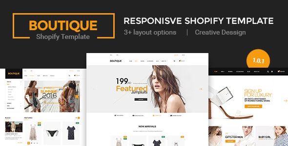 Boutique - Multi Store Responsive Shopify Theme