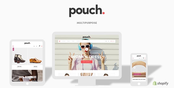 Pouch - Responsive Drag and Drop Shopify Theme