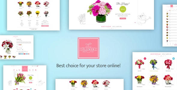Flower Responsive Shopify Theme - Flowerify