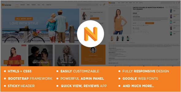 Nexon Apparel Store Shopify Theme &amp; Template