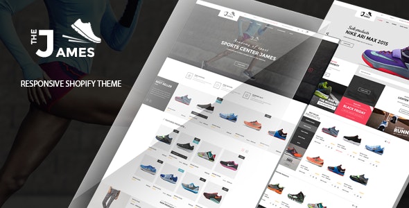 James - Responsive Shoes Shopify Theme - Sectioned