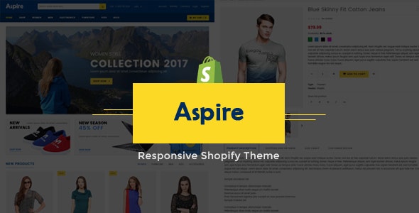 Aspire - Multipurpose Responsive Shopify Theme &amp; Template
