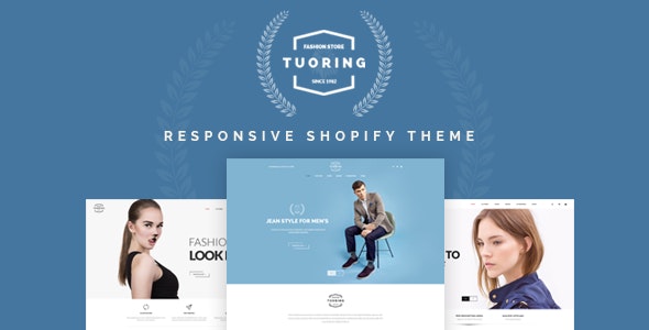 Tuoring - Responsive Fashion, Tee, Clothing Shopify Theme (Sections Ready)