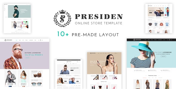 Presiden - Clothing and Fashion Shopify Theme
