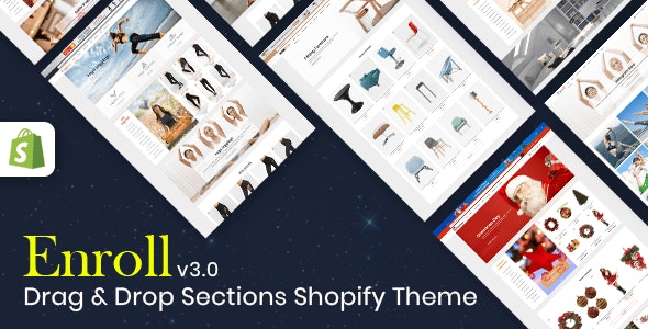 Enroll - Multipurpose Responsive Shopify Theme (Sections Ready)