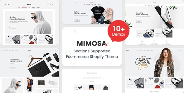 Mimosa - Responsive Clothing, Kids, Bags, Cosmetics, Electronics, Furniture, Fashion Shopify Theme