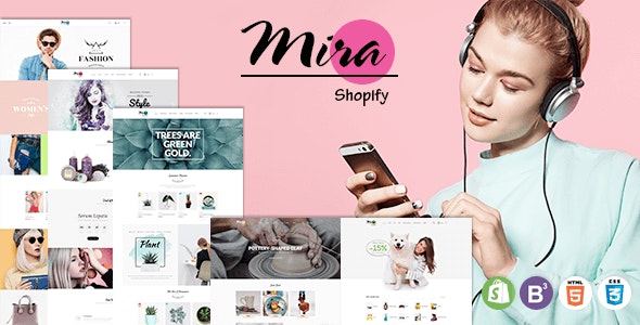 Mira - Accessories Boutique Responsive Sectioned Shopify Theme