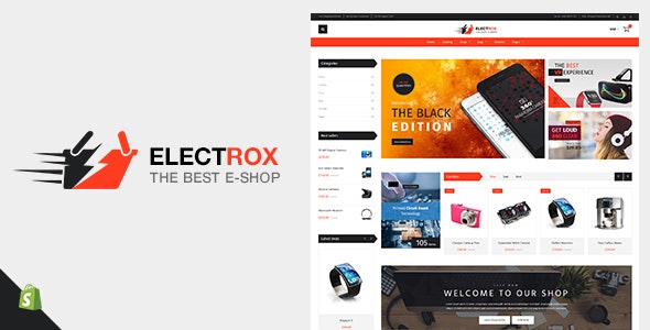 Electrox - Shopify Electronics &amp; Responsive Digital Theme