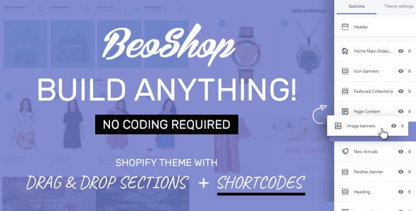 BeoShop - Drag &amp; Drop Responsive Shopify Theme