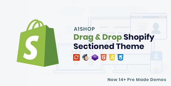 A1Shop - Responsive &amp; Multipurpose Sectioned Drag &amp; Drop Shopify Theme