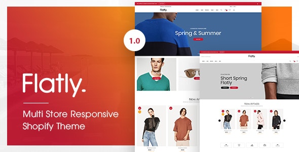 Flatly - Multi Store Responsive Shopify Theme
