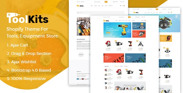 Toolkits -  Tools Store Shopify Theme