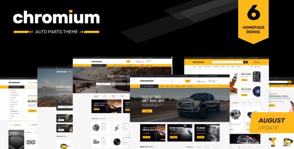 Chromium — Auto Parts Shop Shopify Theme
