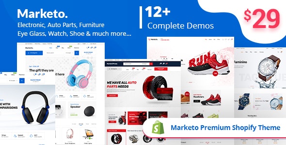 Marketo - eCommerce Shopify Theme