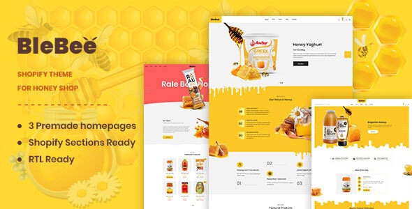 BleBee | Shopify theme for Honey Shop