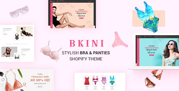 Bkini - Bra, Panties &amp; Bikini Store Shopify Theme