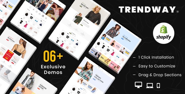 Trendway – Fashion Shopify MultiPurpose Responsive Theme