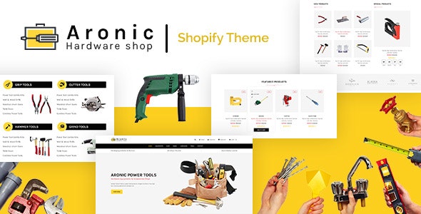 Aronic | Hardware Shop &amp; Handyman Services Shopify Theme